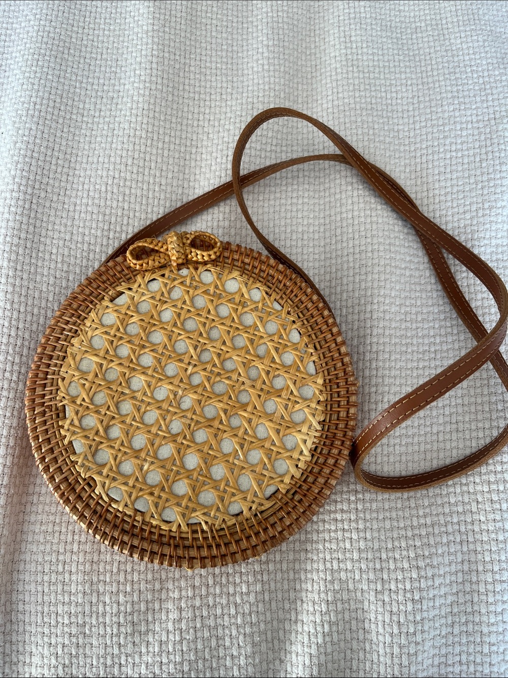 New Rattan Crossbody